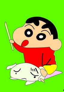 蜡笔小新漫画吃瓜,一场爆笑的夏日盛宴